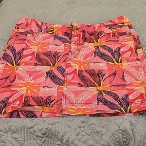 Lilly Pulitzer patterned corduroy skirt